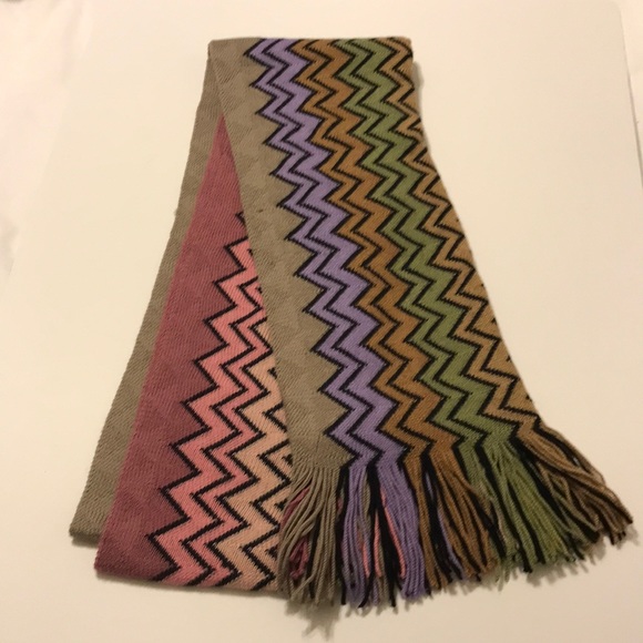 Missoni Accessories - Missoni Scarf Zig Zag Design Made in Italy
